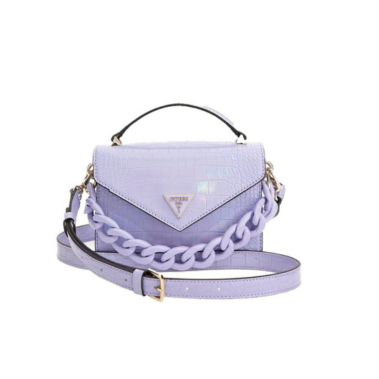 Guess Τσάντα ώμου Corina Mini Top Handle Flap